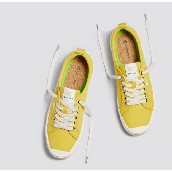 Cariuma size 8 Yellow OCA low canvas Sneakers - Picture 8 of 8